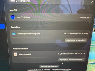 MacBook Air M1 13” 8GB RAM 256GB SSD