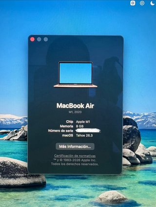 MacBook Air M1 13” 8GB RAM 256GB SSD