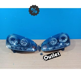 EV FAROS VOLKSWAGEN VW GOLF 5 03-08 JETTA 05-10 OJOS DE ANGE