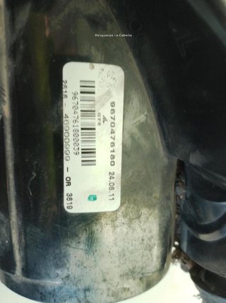 Peugeot 9670476180 faro antiniebla 508 23355521