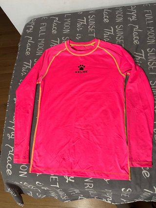Camiseta Térmica Kelme Rosa Talla S