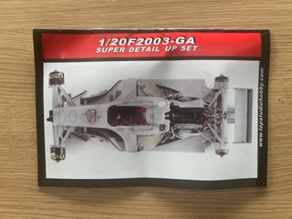 Top Studio Ferrari F2003-GA Super Detail-Up Set