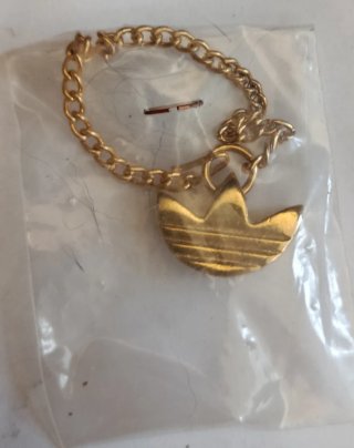 Llavero Adidas Vintage Cadena Dorada