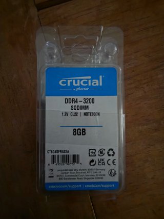 Memoria RAM Crucial 8GB DDR4-3200 SODIMM