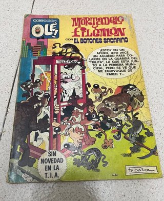 6 Cómics de Mortadelo y Filemón, de años 70 y 80