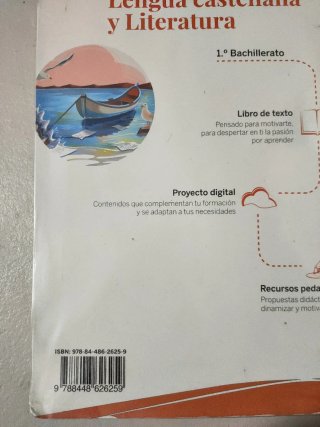Lengua castellana y Literatura, 1 Bachillerato
