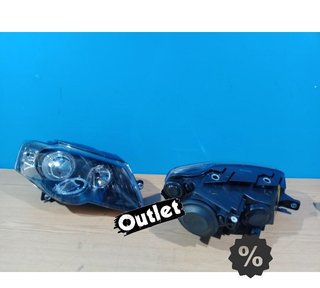 EV FAROS VOLKSWAGEN VW PASSAT 3C 05-10 OJOS ANGEL FONDO NEGR