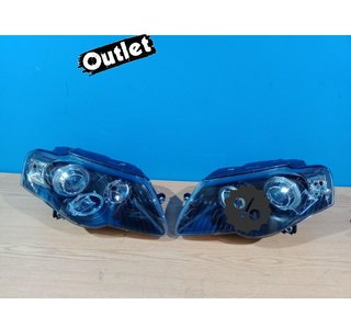 EV FAROS VOLKSWAGEN VW PASSAT 3C 05-10 OJOS ANGEL FONDO NEGR