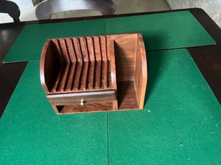 Organizador de escritorio de madera