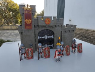 Castillo Romano Playmobil con 5 Figuras