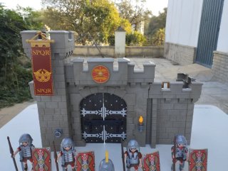 Castillo Romano Playmobil con 5 Figuras