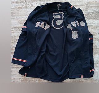 Varcity Baseball Jersey Convertible Sleeve...