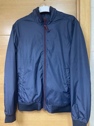 Abrigo Impermeable Azul. Talla M