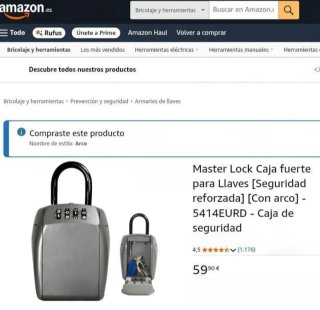MASTER LOCK caja fuerte