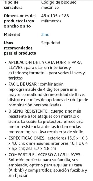 MASTER LOCK caja fuerte