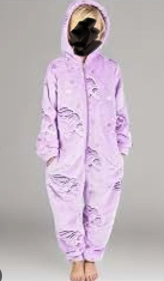 Pijama mono unicornio niña 7/8 años.