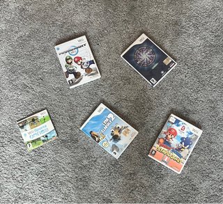 Lotto 5 Giochi Wii Originali