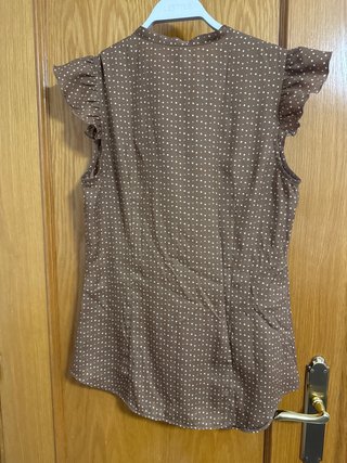 Blusa de Lunares Benetton Talla M