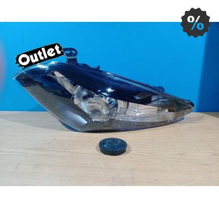EV FARO IZQ PARA RENAULT MEGANE III 12-14 FONDO NEGRO R01755