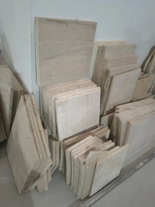 Lote de Baldosas de Piedra Caliza