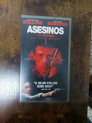 Película VHS Asesinos Sylvester Stallone