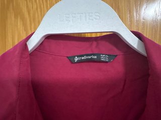 Camisa Granate Stradivarius Talla XL