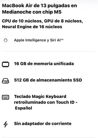 MacBook Air 13 M5 16GB-512GB