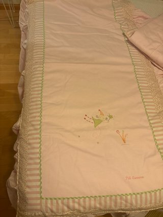 Colcha para Cuna de Bebé Pili Carrera y protector