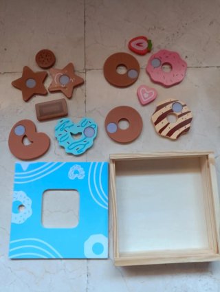Set Comida Madera Juguete