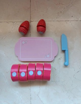 Set Comida Madera Juguete