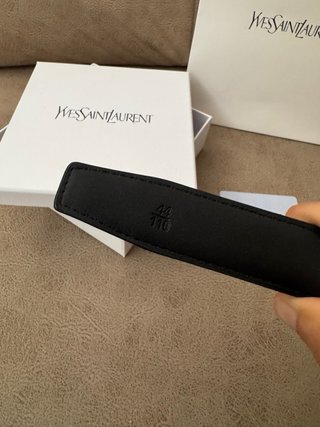 Cinturón Yves Saint Laurent Negro 110cm