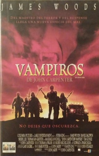 VHS Vampiros de John Carpenter
