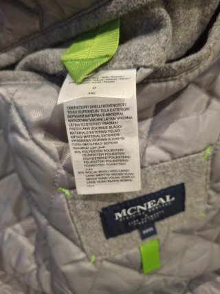 Abrigo-Chaqueton Mcneal Gris Talla XXXL