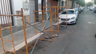 Crucetas - tijeras de andamios varias medida(lote)