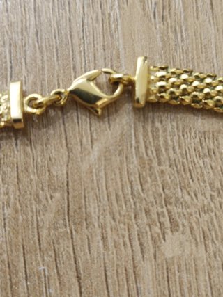 Collar chapado en oro 18k
