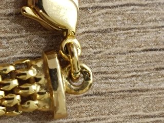 Collar chapado en oro 18k