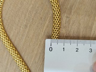 Collar chapado en oro 18k