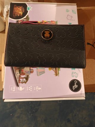 Cartera Tous Negra y Rosa