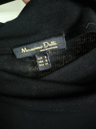 Top negro Massimo Dutti Talla S