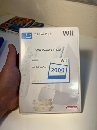 Tarjeta de Puntos Wii 2000