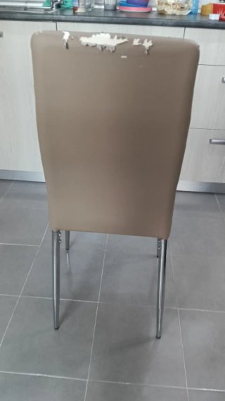 4 Sillas de salón beige de salón
