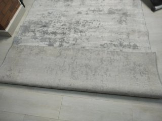 Alfombra Gris Estampada