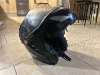 Casco de Moto LS2 Negro y Gris