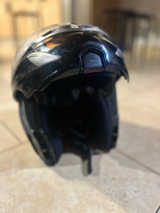 Casco de Moto LS2 Negro y Gris