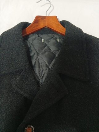 Chaquetón de paño gris Talla XL