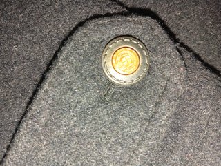 Chaquetón de paño gris Talla XL