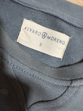 Sudadera Álvaro Moreno Talla S Azul Grisáceo | Par