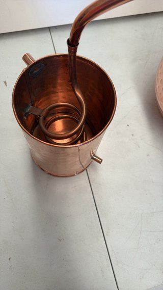 Alambique de cobre 1L