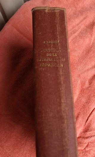 Libro: HISTORIA DE LA LITERATURA ESPAÑOLA
