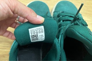 Zapatillas Adidas Verdes y Blancas